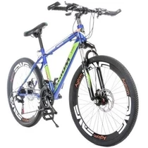 Велосипед спортивный подростковый AGIOM TZ-M1607, 24 дюйма, черно-синий